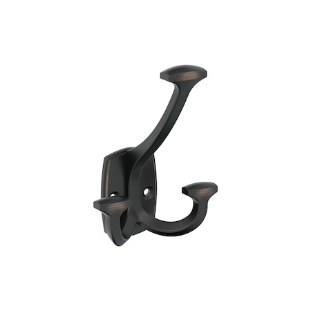 Amerock Vicinity Traditional Triple Prong Oil Rubbed Bronze Wall Hook H37004ORB